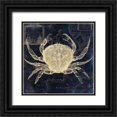 thumbnail image 1 of Sasha 15x15 Black Ornate Wood Framed with Double Matting Museum Art Print Titled - Maritime Blues III, 1 of 4