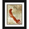 thumbnail image 1 of Sasha 19x24 Black Ornate Wood Framed with Double Matting Museum Art Print Titled - Winter Game One, 1 of 4