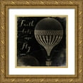 thumbnail image 1 of Sasha 20x20 Gold Ornate Wood Framed with Double Matting Museum Art Print Titled - Gods Balloons II, 1 of 4