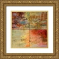 thumbnail image 1 of Sasha 20x20 Gold Ornate Wood Framed with Double Matting Museum Art Print Titled - Prisms And Paint II, 1 of 4
