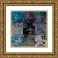 thumbnail image 1 of Sasha 20x20 Gold Ornate Wood Framed with Double Matting Museum Art Print Titled - Velvet Patch VI, 1 of 4