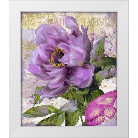 Sasha 20x23 White Modern Wood Framed Museum Art Print Titled - July