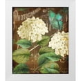 thumbnail image 1 of Sasha 26x30 White Modern Wood Framed Museum Art Print Titled - Alabaster Hydrangea, 1 of 4