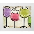 thumbnail image 1 of Sasha 32x26 White Modern Wood Framed Museum Art Print Titled - Wine Tasting III, 1 of 4