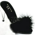 thumbnail image 1 of Sasha 4" Heel Maribou Slippers, 1 of 8