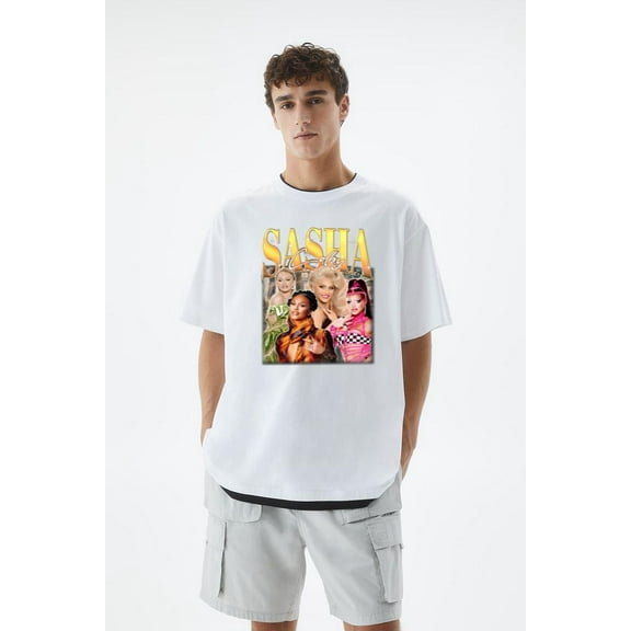 Sasha Colby Retro 90s Vintage Drag Winner T-Shirt, for men & women, up to size 5XL