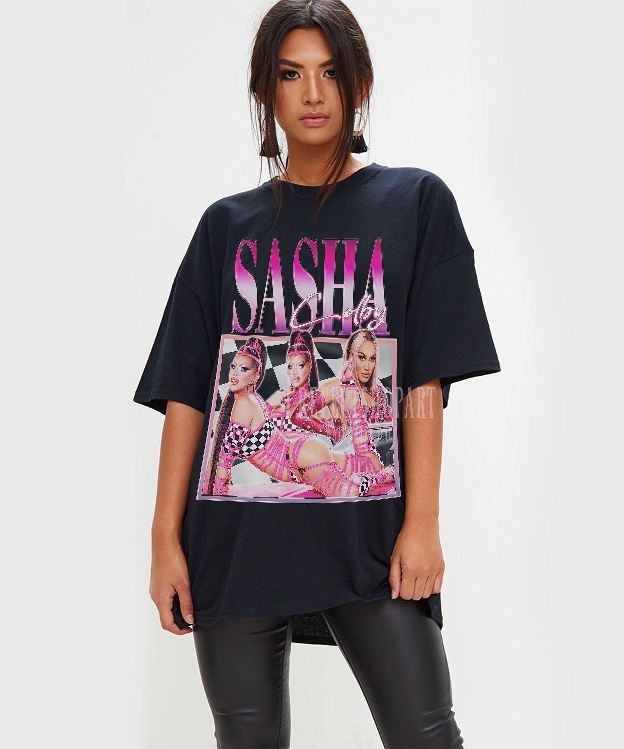 Sasha Colby Retro Shirt Sasha Colby 90's Vintage Homage Shirt Drag