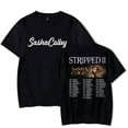 thumbnail image 1 of Sasha Colby Stripped II Tour Merch T-shirts Women Men Cosplay Streetwear Tops Short Sleeve Tee, 1 of 5