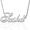thumbnail image 1 of Sasha Custom Name Necklace Customized Personalized Plated Name Necklace for Mother Daughter Friendship Women Valentine's Day Christmas Birthday New Year Silver, 1 of 7