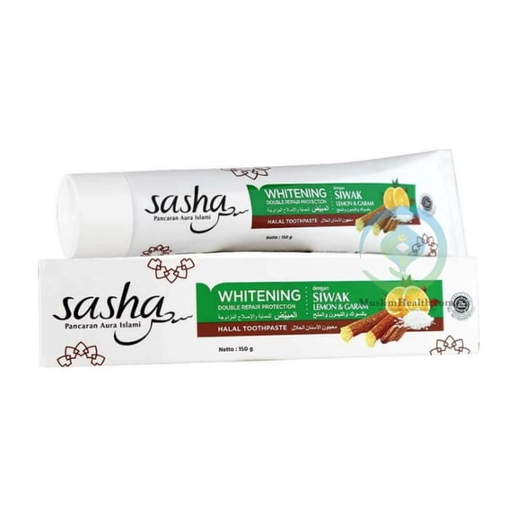 Sasha Siwak Toothpaste Whitening with Lemon Salt 150gr