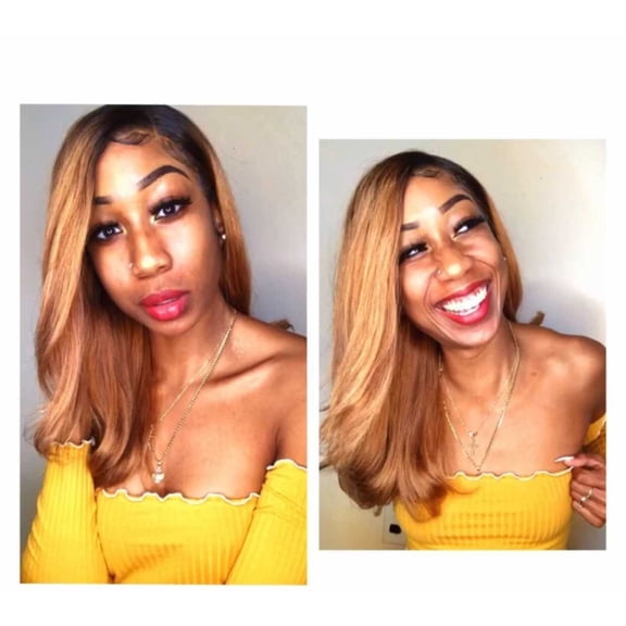 Sasha bodywave wig honey blonde