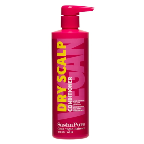 Sashapure Dry Scalp Conditioner with Sacha Inchi Oil, 15 Fl Oz
