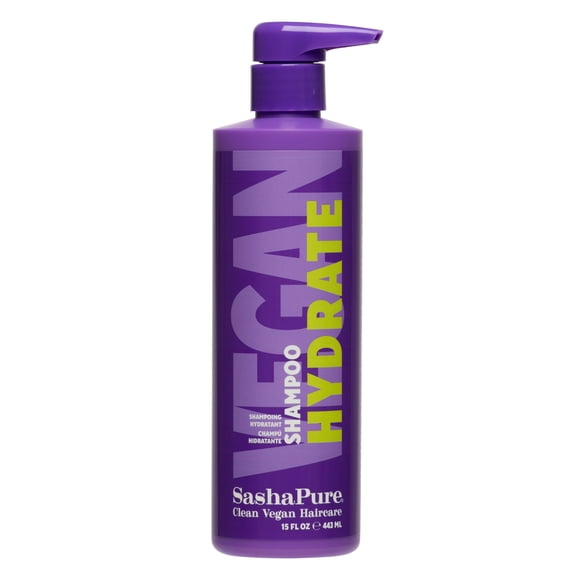 Sashapure Hydrate Shampoo with Moroccan Argan Oil and Sacha Inchi, 15 Fl Oz