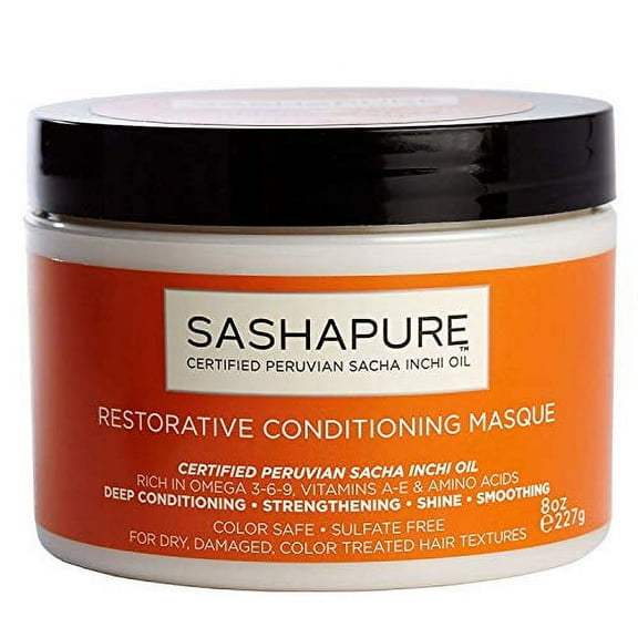 Sashapure Restorative Conditioning Masque, 8 oz, 3 Pack