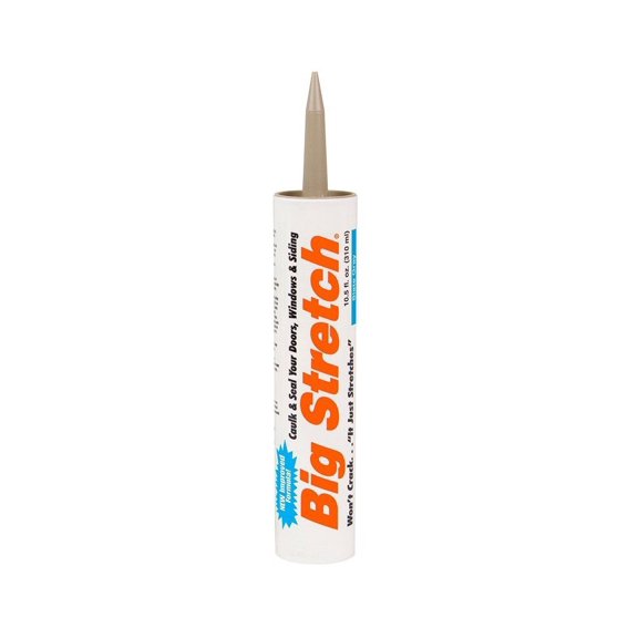 Sashco 10026 18 Pack 10.5 oz. Big Stretch Acrylic Latex High Performance Caulking Sealant, Slate Gray