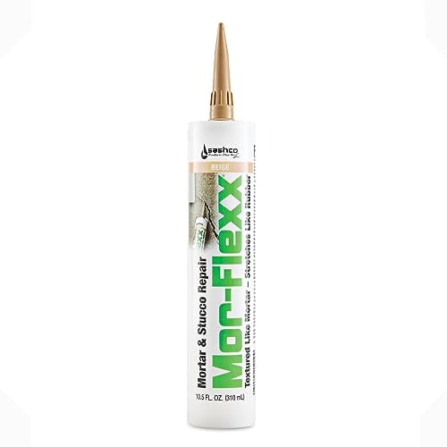 Sashco 15010 Mor-Flexx Caulking for Mortar, 10.5 Ounce Cartridge, Beige ...