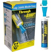 Sashco Cobra Through the Roof Clear Elastomeric Polymers Sealant and Adhesive Kit   Residential Use, Standard Application