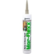 Sashco Mor-Flexx Mortar Caulk Cartridge - Durable Acrylic Latex, Gray - 12 Pack, 10.5 oz