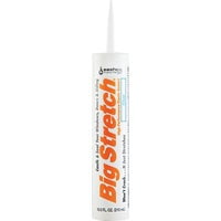 Sashco Sealants 10006 10.5 oz Clear Big Stretch Latex Caulk and Seal