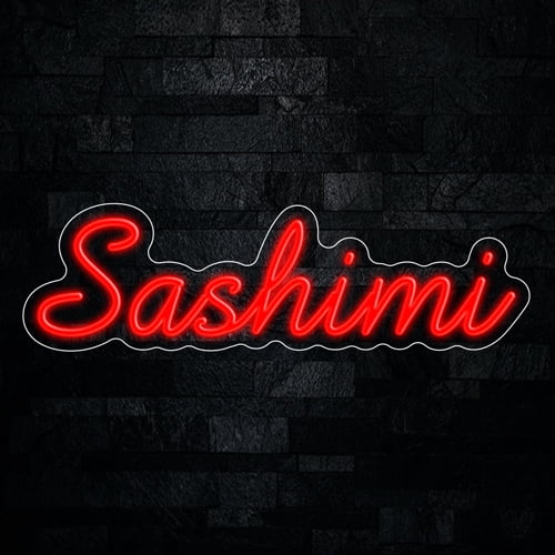 Sashimi LED Neon Sign 24"L x 7"H #33377