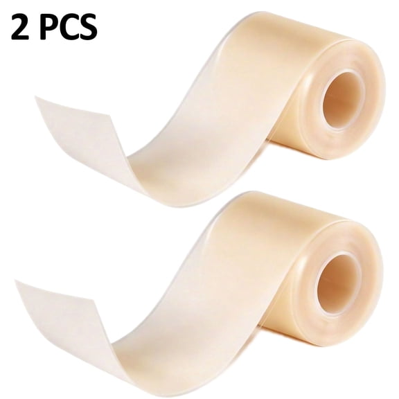 Sasio 2 Pcs Hydrocolloid Roll for Wound Care, Large Hydrocolloid Bandages Patch with Self-Adhesive Waterproof Ultra Absorbent Flexible DIY Size & Shape First Aid Kit Essential (2in*6.8ft)