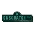 thumbnail image 1 of Sasquatch (2 Pack) Plastic Street Sign - 6 Inch X 18 Inch Gift Myth Creature Bigfoot Forest Funny Rustic Outdoors Decor Legend Quirky Unique, 1 of 4