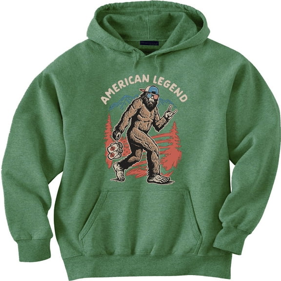 Sasquatch Beer Funny Bigfoot Patriotic Camping Hoodie Sweatshirt Clothing Accessories Gifts Mens