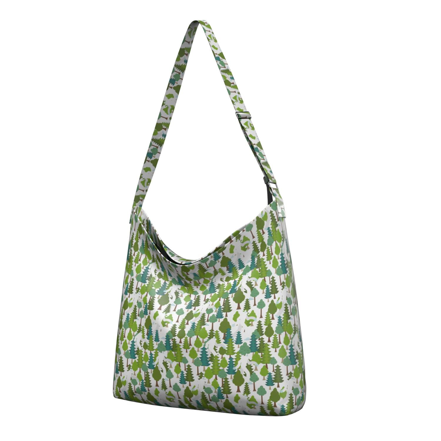 Bigfoot Blue Pattern Print Crossbody bags