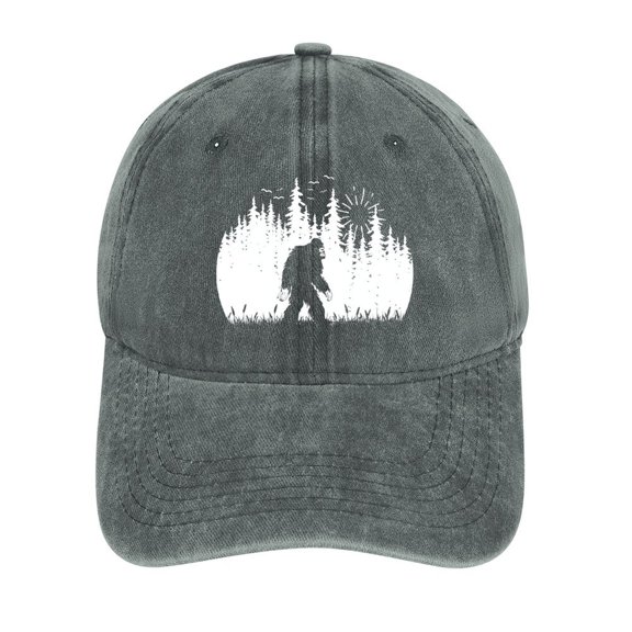 Sasquatch Gray Baseball Cap for Men Women, Adjustable Snapback Hats Cotton Hat