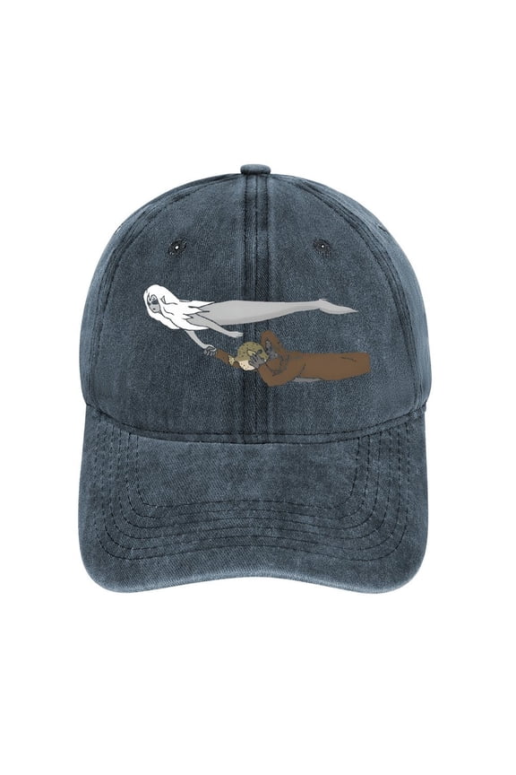 Sasquatch Navy Baseball Cap for Men Women, Adjustable Snapback Hats Cotton Hat
