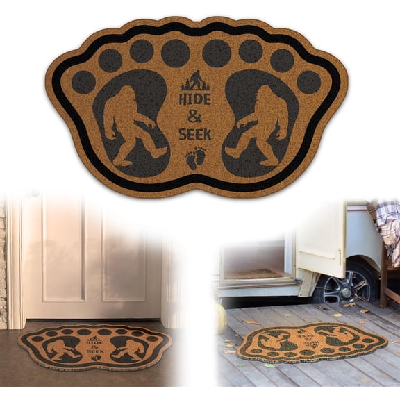 Sasquatch Outdoor doormats, Big Foot Sasquatch Gifts for Men Women