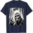 thumbnail image 1 of Sasquatch Selfie Big Foot Rock On UFO Alien Funny Unisex T-Shirt for Men Women Kids Toddler,Navy Color,Size 2T, 1 of 5