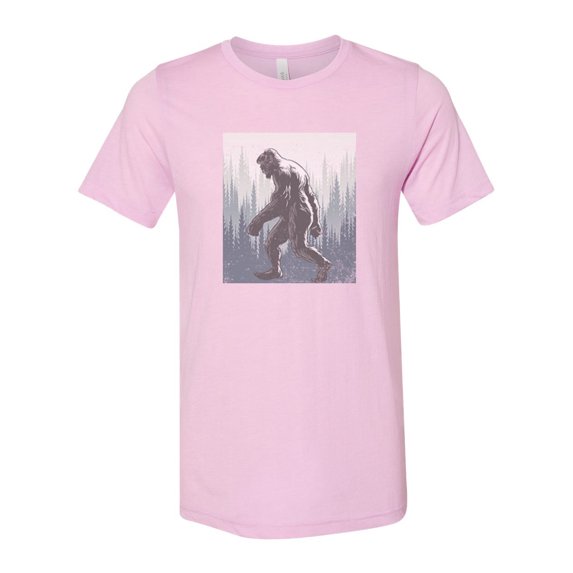 "Sasquatch Shirt, Bigfoot Shirt, Sasquatch Forest, Sasquatch, Yeti Shirt, Yeti Mountains, Bigfoot Lover, Sasquatch Apparel, Unisex Fit, Lilac, SMALL"