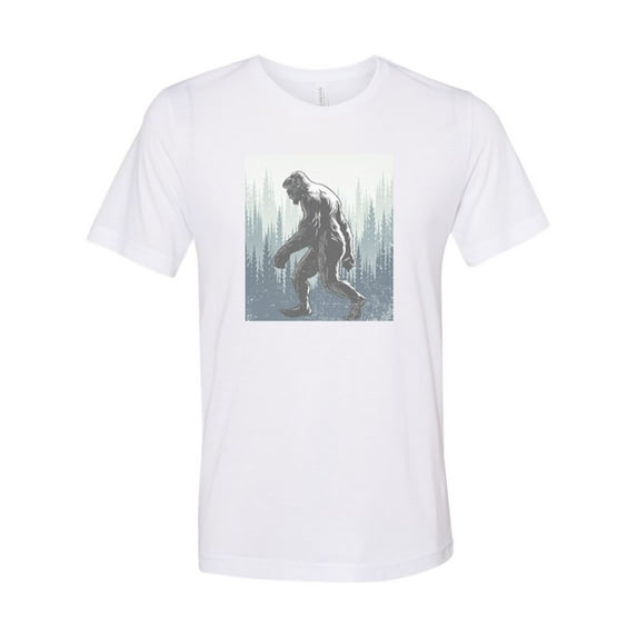 "Sasquatch Shirt, Bigfoot Shirt, Sasquatch Forest, Sasquatch, Yeti Shirt, Yeti Mountains, Bigfoot Lover, Sasquatch Apparel, Unisex Fit, White, SMALL"