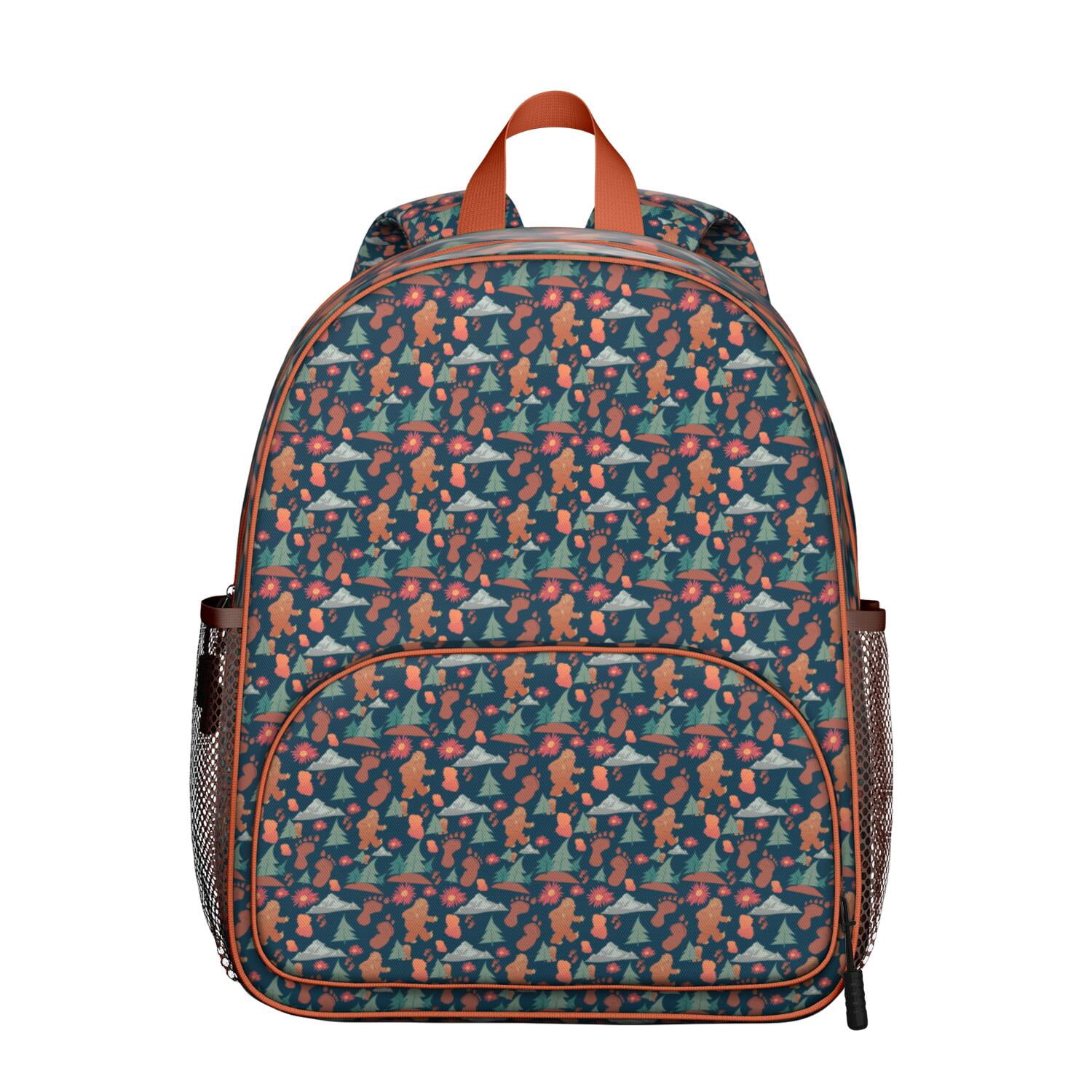 Bigfoot Pattern Print Backpack main image 0