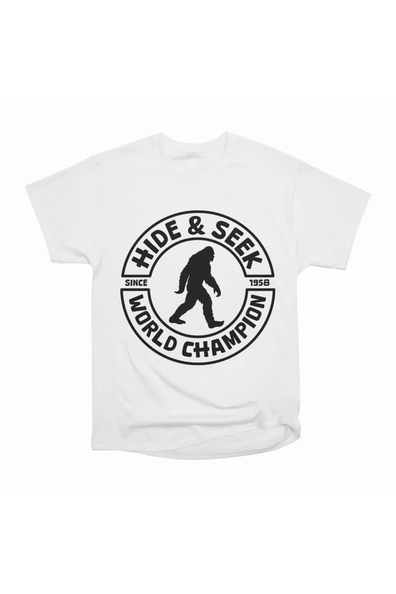 Sasquatch hide and seek T-Shirt Tee Gift For Him Merch For Her Apparel For Friend