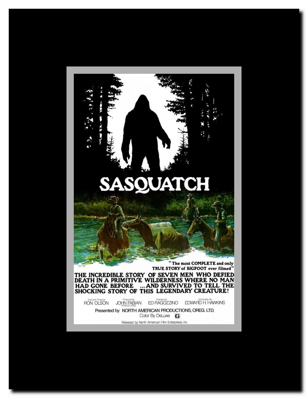 Sasquatch the Legend of Bigfoot Framed Movie Poster
