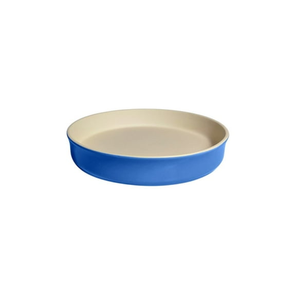 Sassafras Superstone Deep Dish Pizza Stone & Pie Baker | Blue Glazed