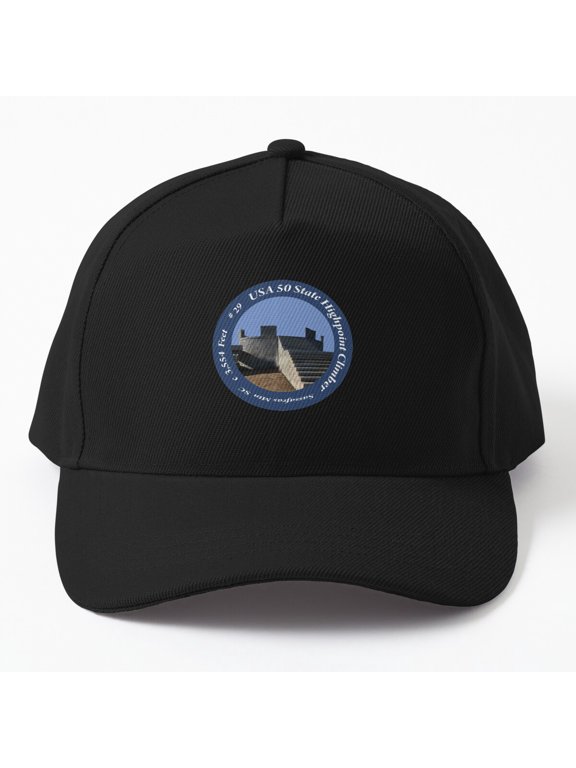 Sassafras Mountain SC Baseball Hat, 29 of 50 States Highpoint Climber Design, Classic Cap