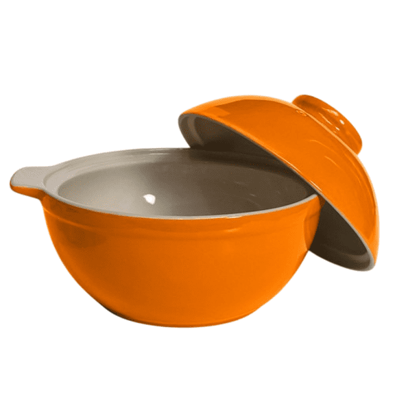 Sassafras Superstone Bread Dome | Tangerine Glazed