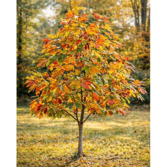 Sassafras Tree Plants for Growing (Sassafras albidum) Hardy Native Deciduous Tree Vibrant Fall Color Ideal for Landscaping & Wildlife Gardens - Well Rooted Tree Seedlings (3 Trees)