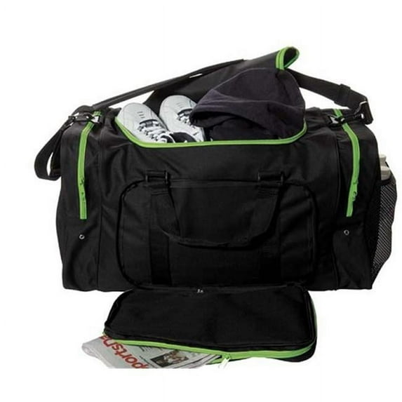 Sassi Design SD624Green Team Duffle Bag with Trim 24''-Green