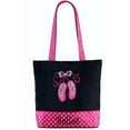 thumbnail image 1 of Sassi Designs BAL-11 Sweet Delight Small Tote Bag with Embroidered Ballet & Applique Design, 1 of 2