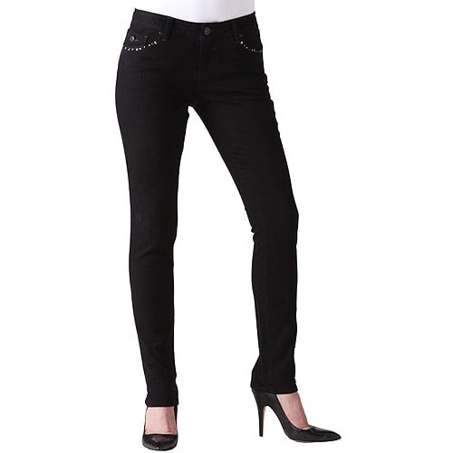 Sasson - Women's Studded Skinny Jeans