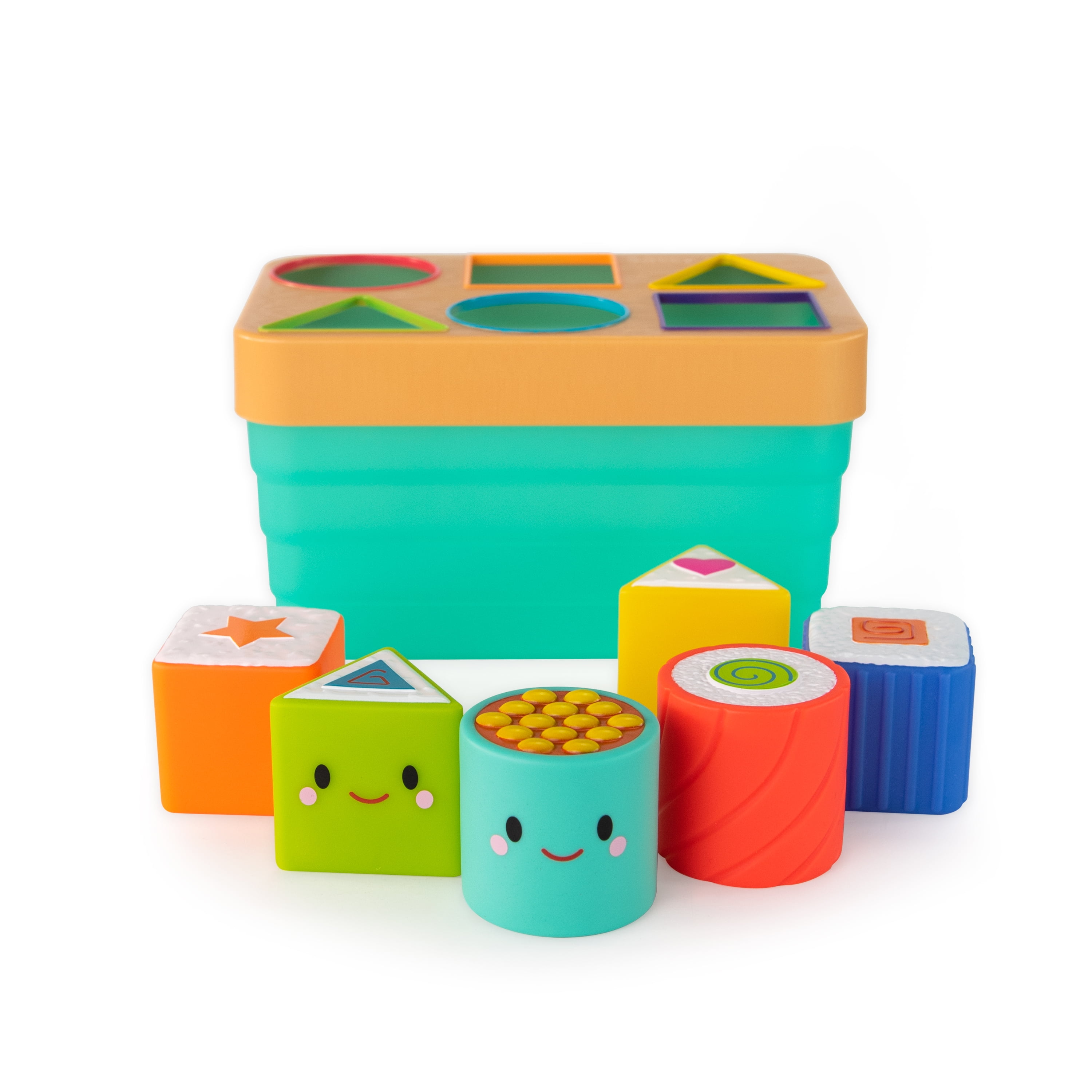 Sassy 6-Piece Sushi Sorter Toy for Sorting & Tactile Exploration