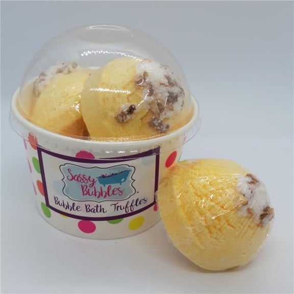 Sassy Bubbles 3Pack LemonTruffle Lemon Verbena Bubble Bath Truffle - Set of 3