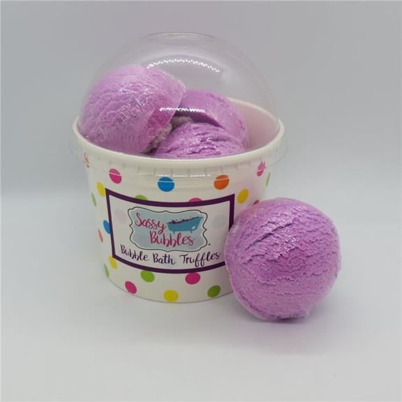 Sassy Bubbles 3PackRaspTruffle Raspberry Boom Bubble Bath Truffle - Set of 3