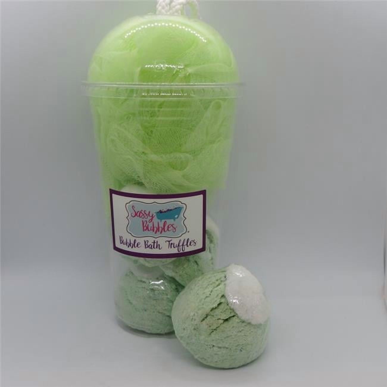 Sassy Bubbles CocLimeShake Bubble Bath Truffle Shake - Coconut Lime
