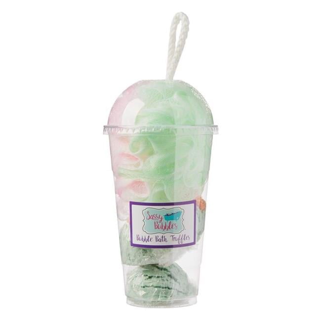 Sassy Bubbles CucShake Cucumber & Melon Bubble Bath Truffle Shake, Set of 3