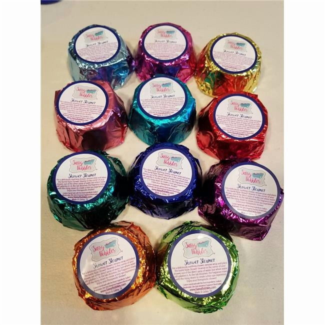 Sassy Bubbles EucalyptusSteamer Eucalyptus Mint Shower Steamer, Set of 5